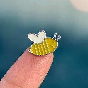 Small Bumble Bee L Enamel Pin/ Brooch Lapel
